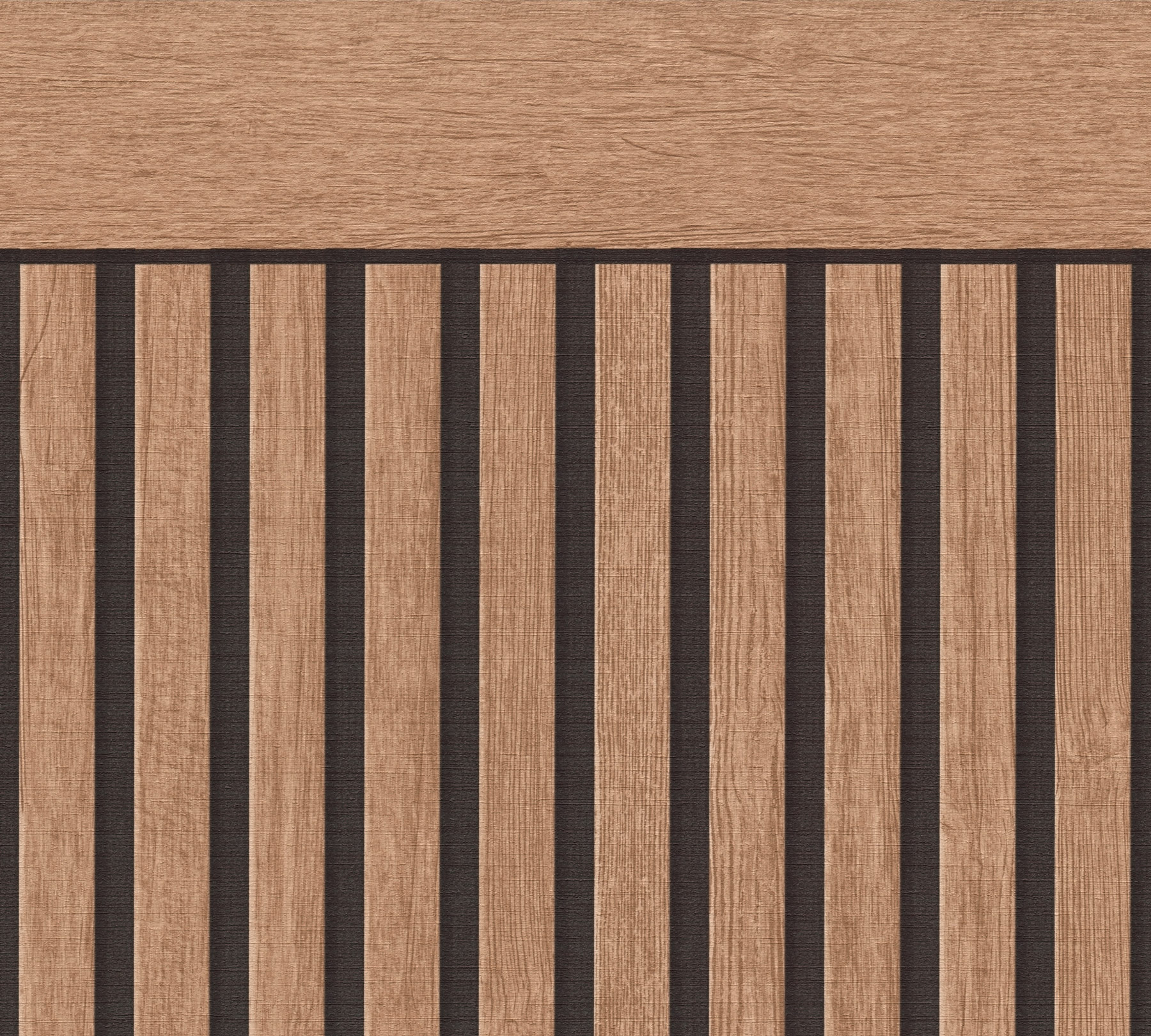 AS Vliestapete Wallpanel Braun Holzpaneele 397444