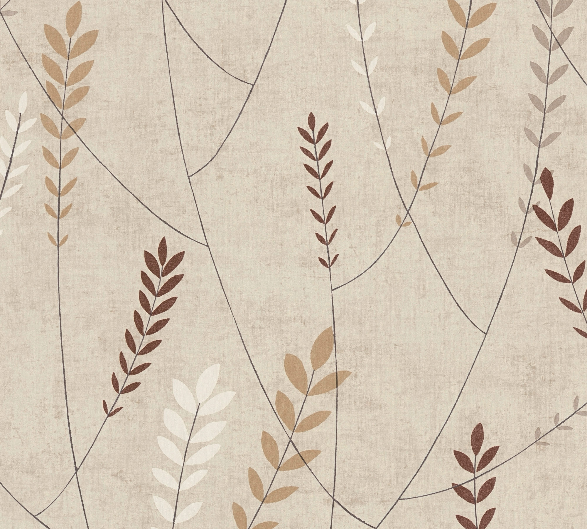 AS Vliestapete Nordic Feeling Floral Beige 791461