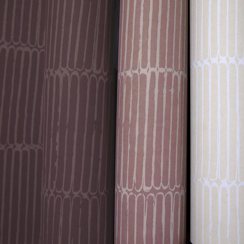 Hohenberger Vliestapete Chalk Beams in Order Wine 65502