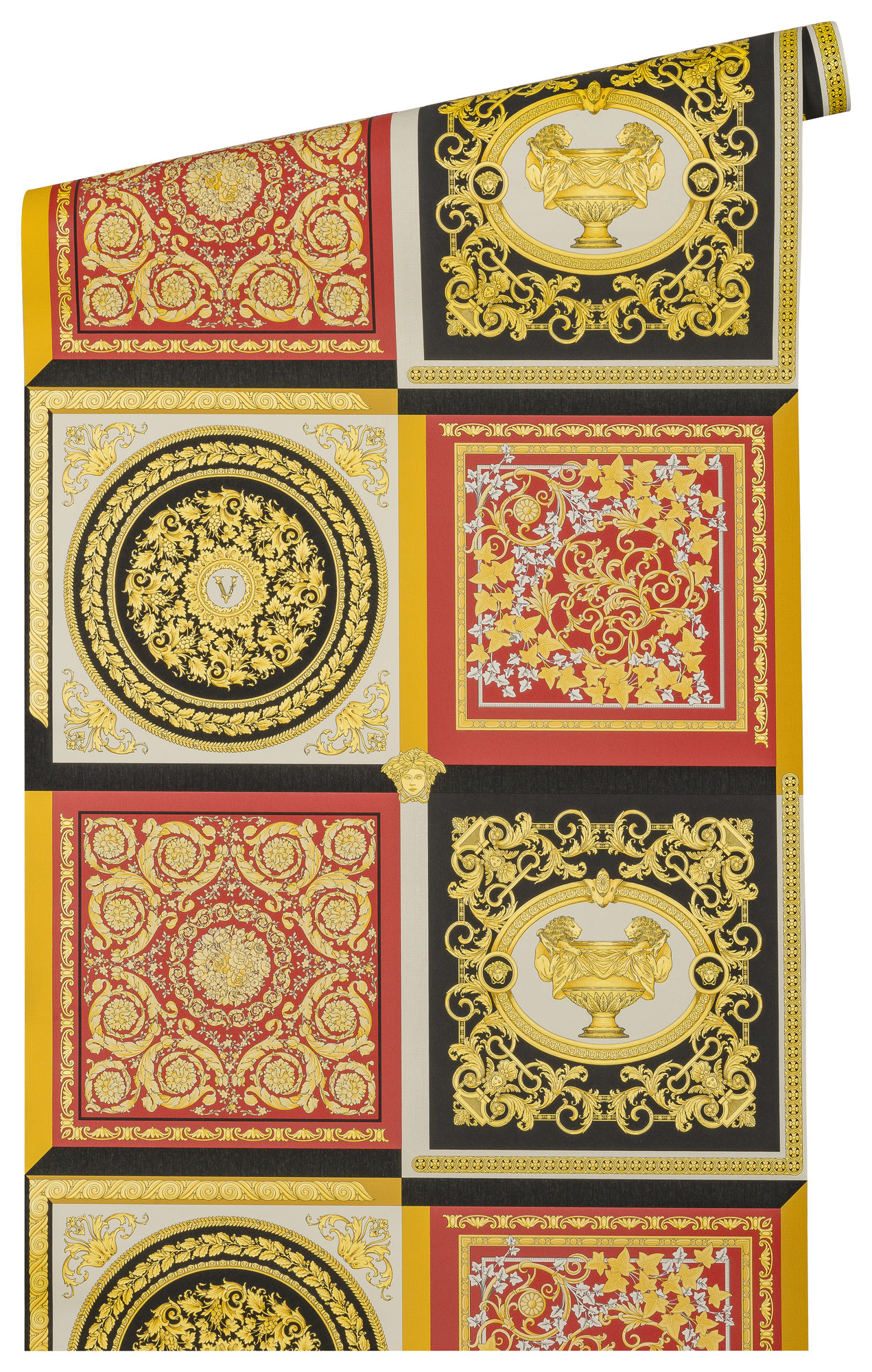 AS Vliestapete Versace 5 Barock Tapete Gold 387046