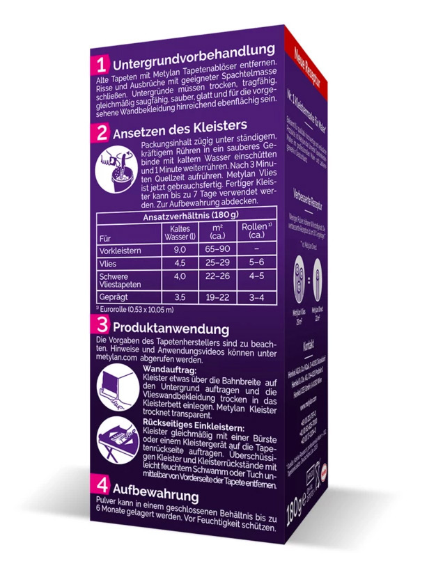 Metylan Vliestapetenkleister | 9 x 180 g