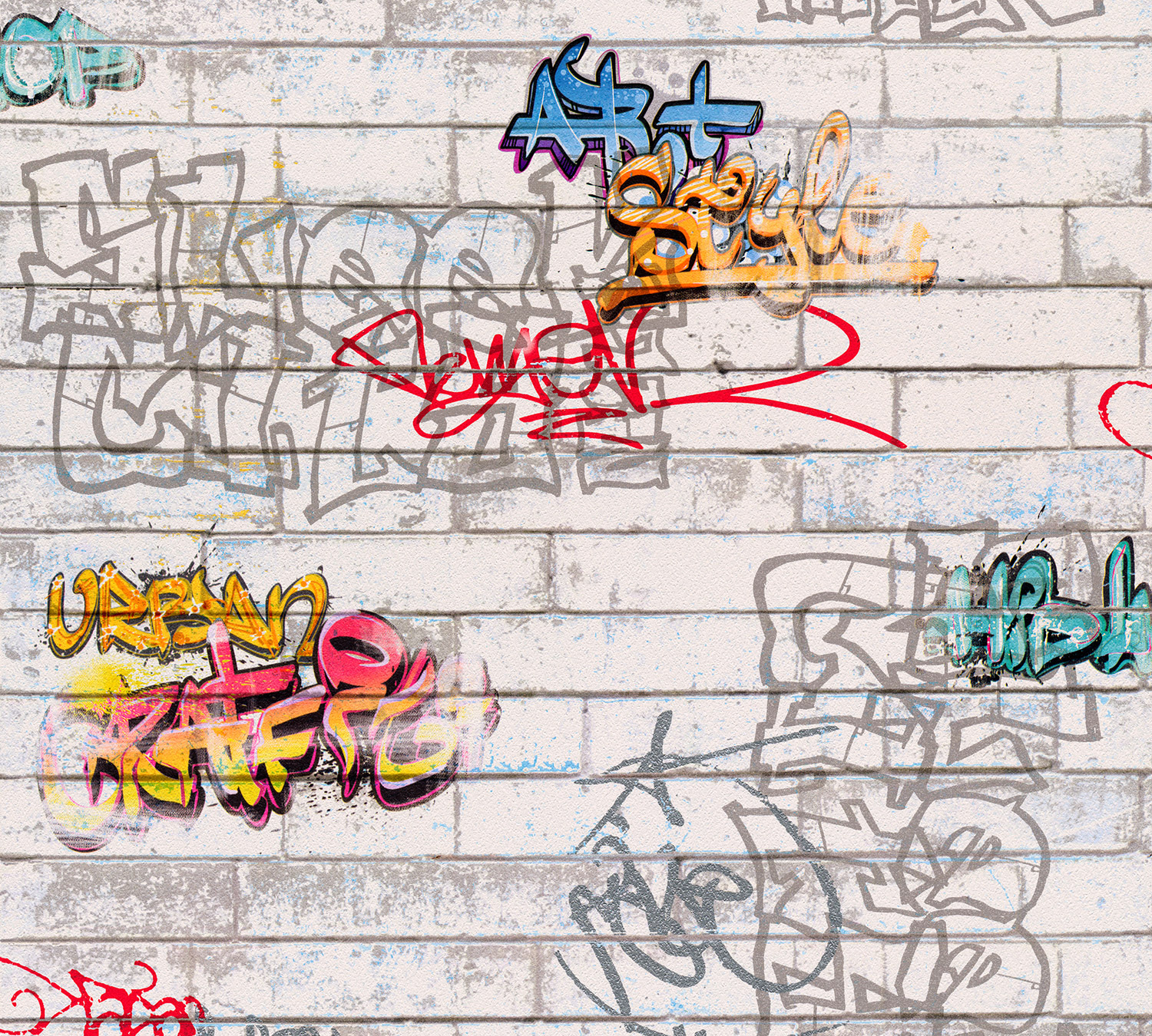 AS Tapete Boys & Girls 6 Graffiti 935611