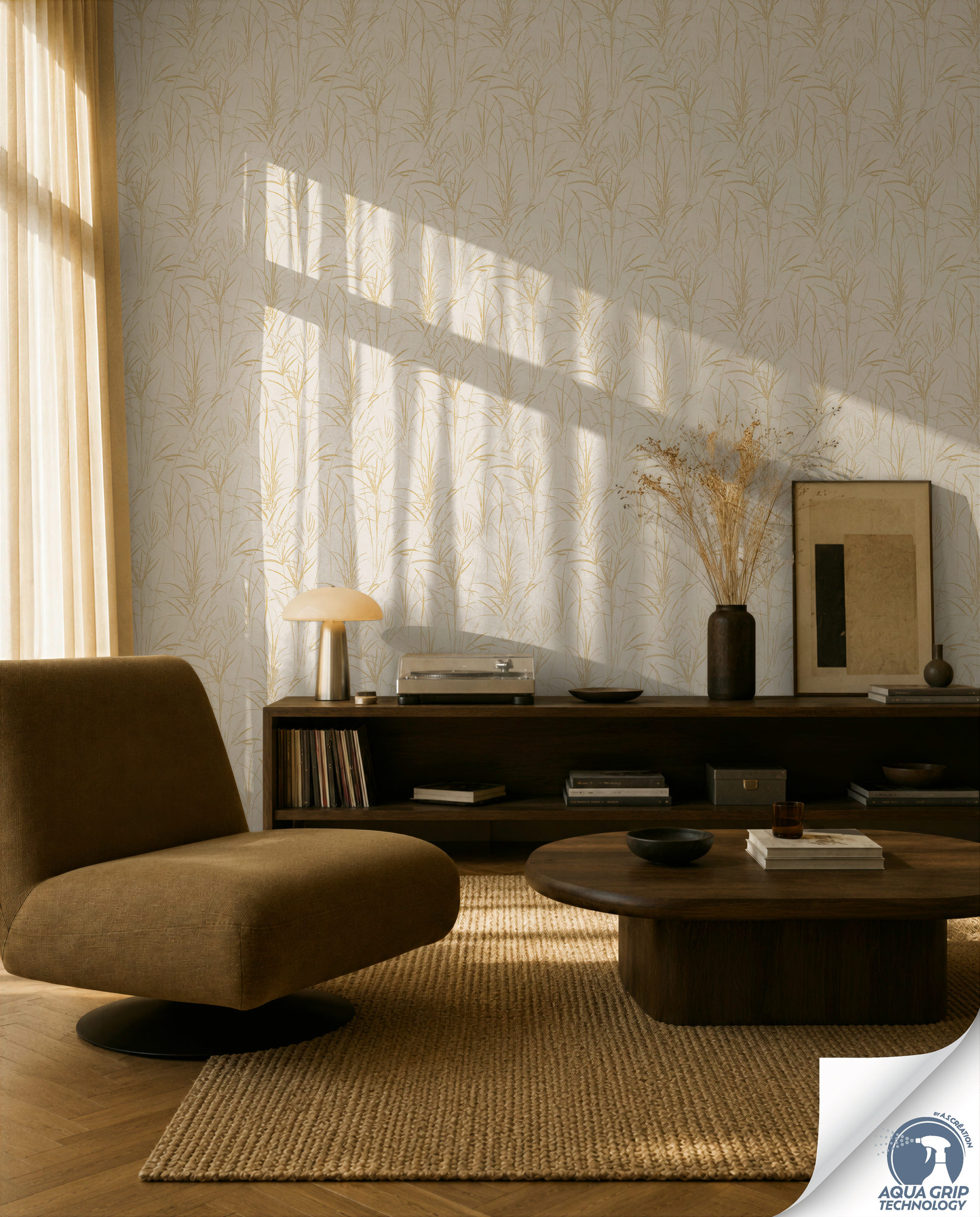 AS Vliestapete Cosiness Designdrop 2 Floral Creme 792823