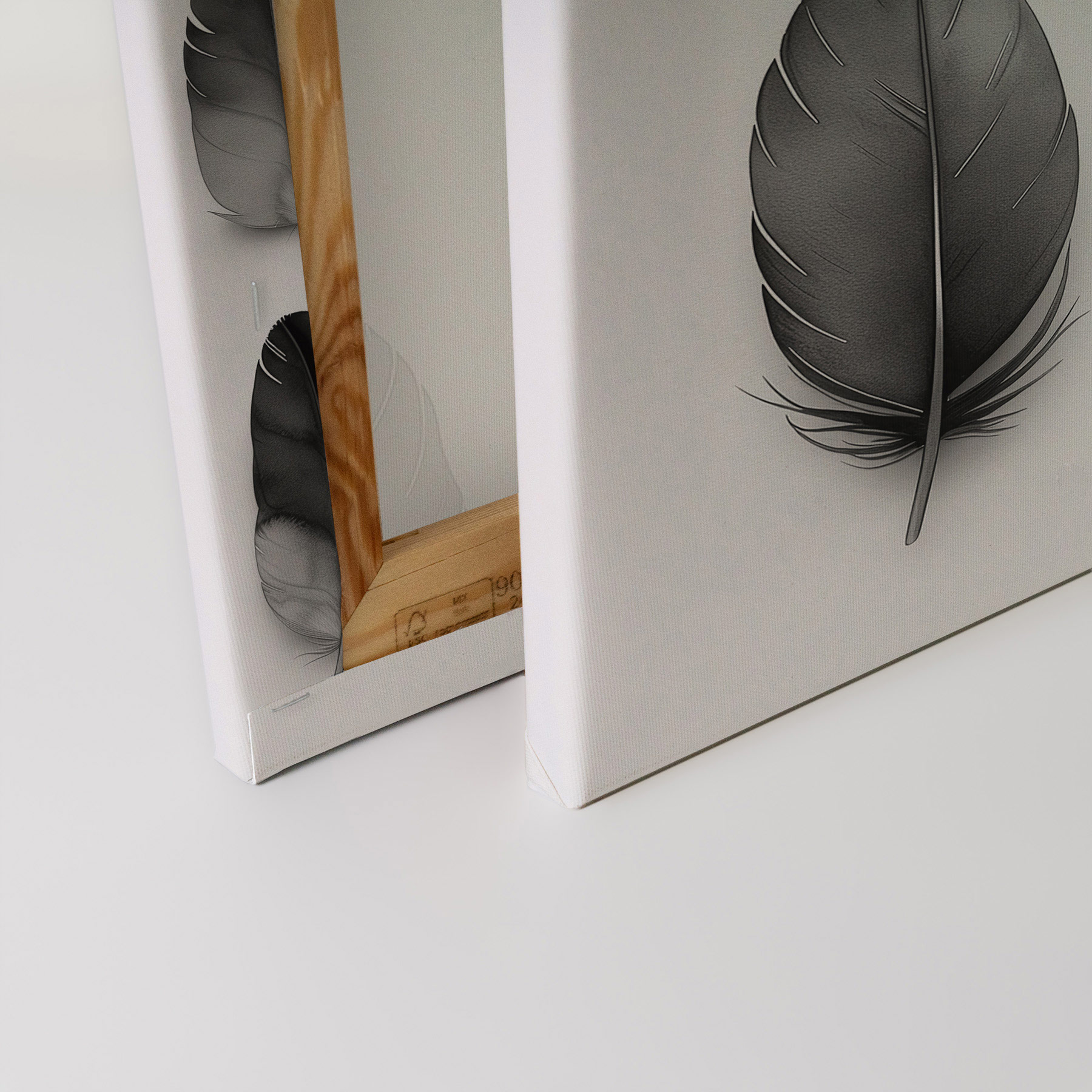 AS Leinwandbild Feathers Grey DD132893