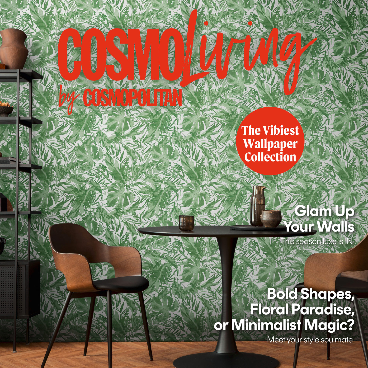 AS Vliestapete CosmoLiving Dschungel Grün 790634