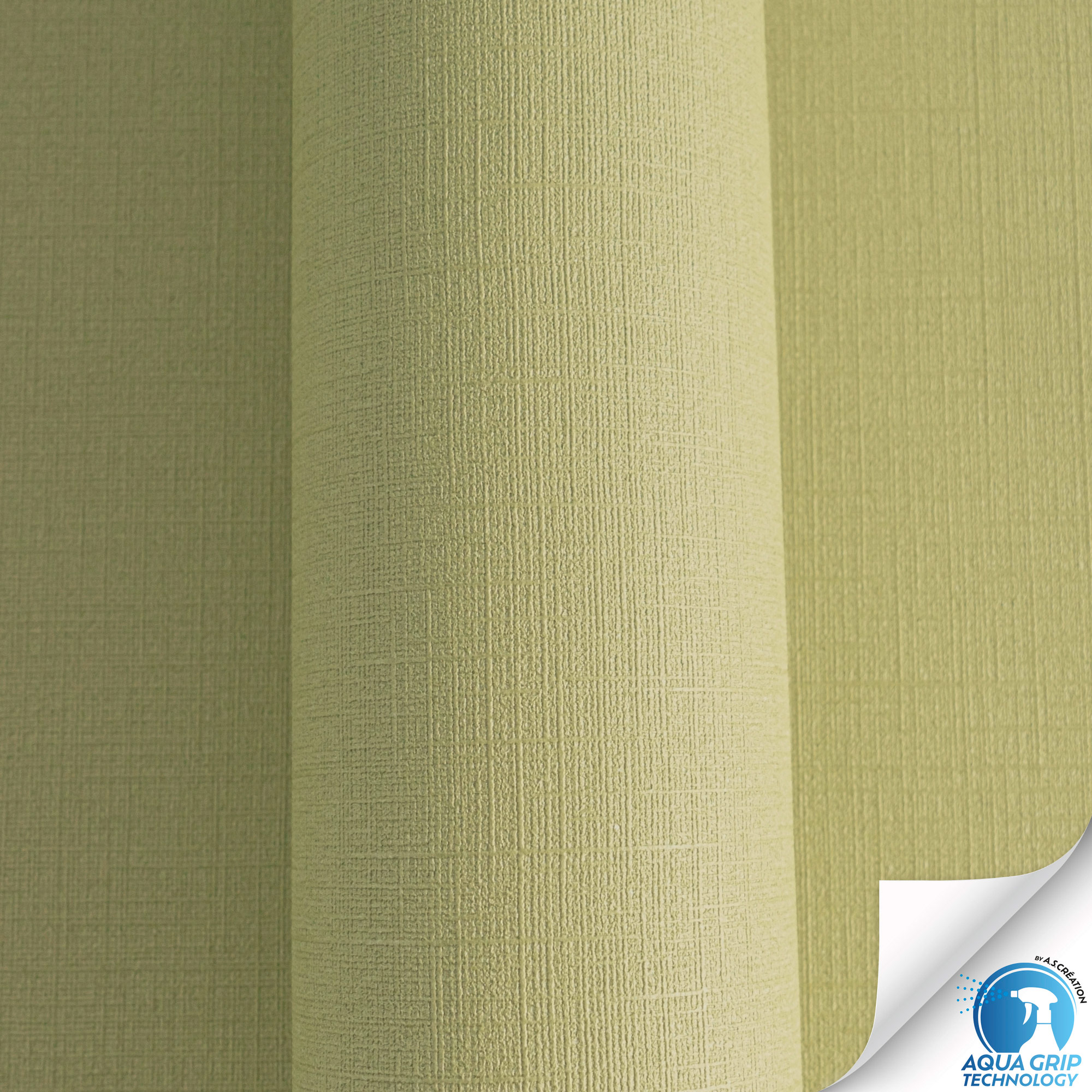 AS Vliestapete WOW Designdrop Unitapete Grün 784993