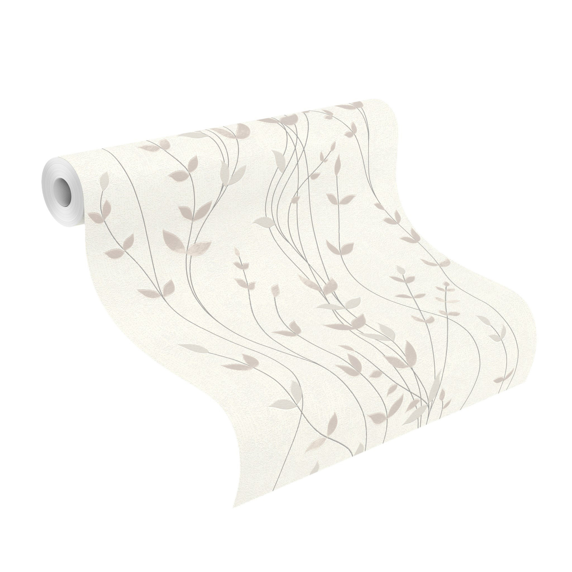 Rasch Vliestapete Deco Style Beige-Beigegrau 416022