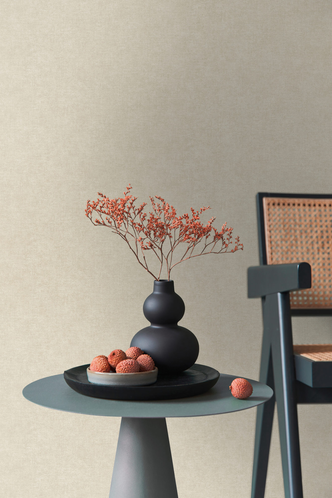 AS Vliestapete MS Hot Spots Unis Beige 395654