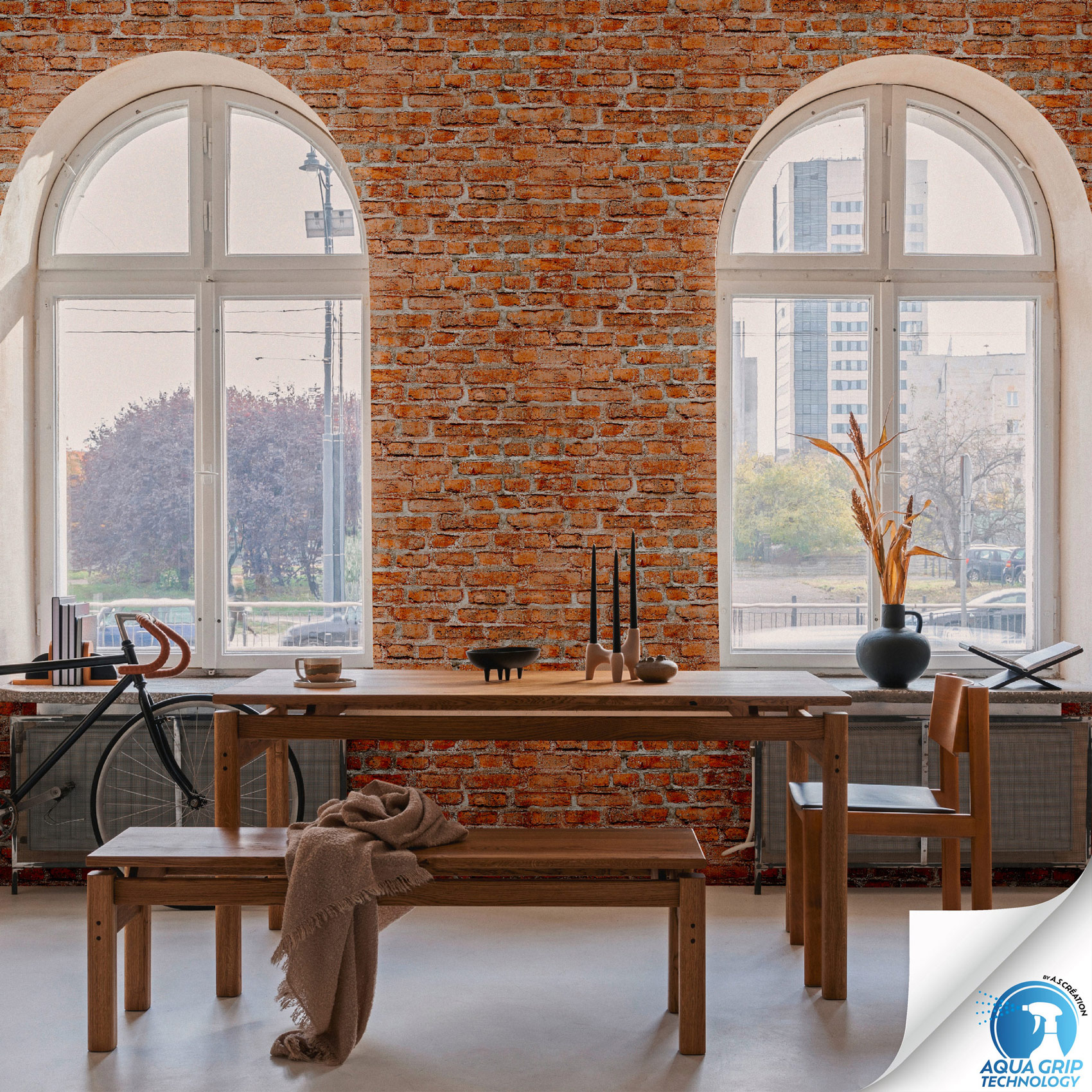 AS Vliestapete WOW Designdrop Steintapete Rot 784561