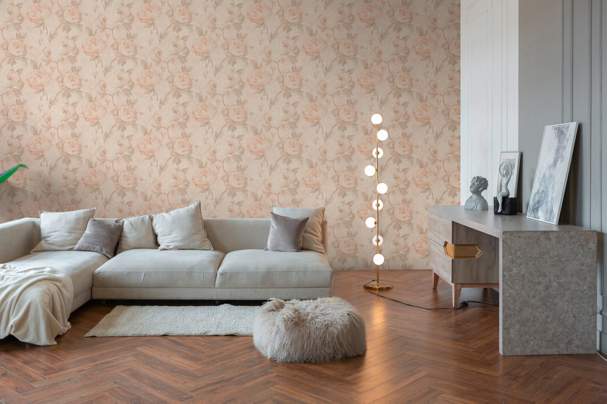 AS Vliestapete PintWalls 3 Floral Creme 791672