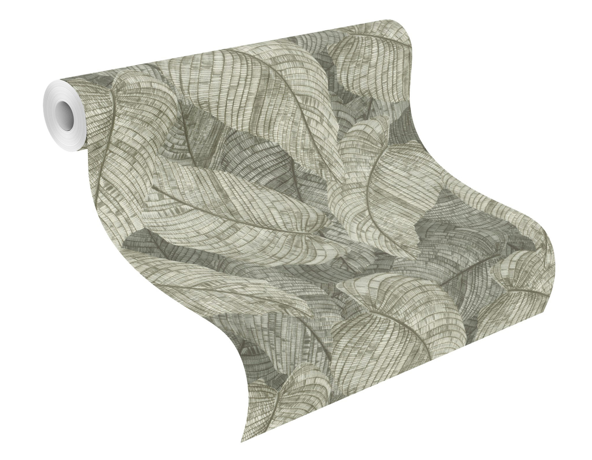 Rasch Vliestapete Amara Grün-Grüngrau 720549