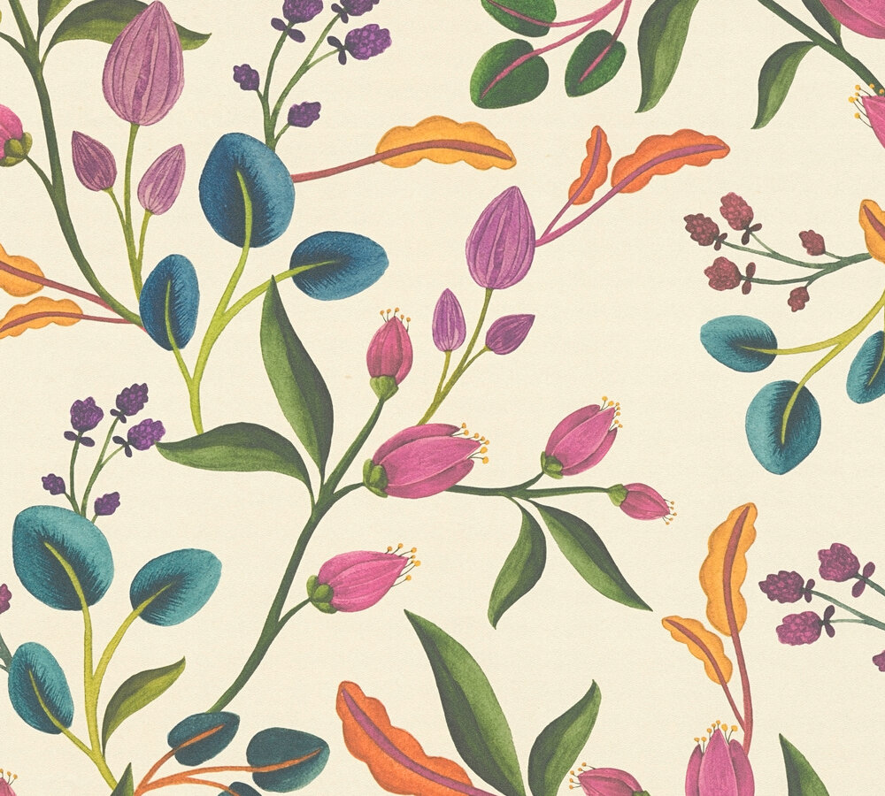 AS Vliestapete Anna d'Andrea Floral Bunt 782111 AS Vliestapete Anna d'Andrea Floral Bunt 782111