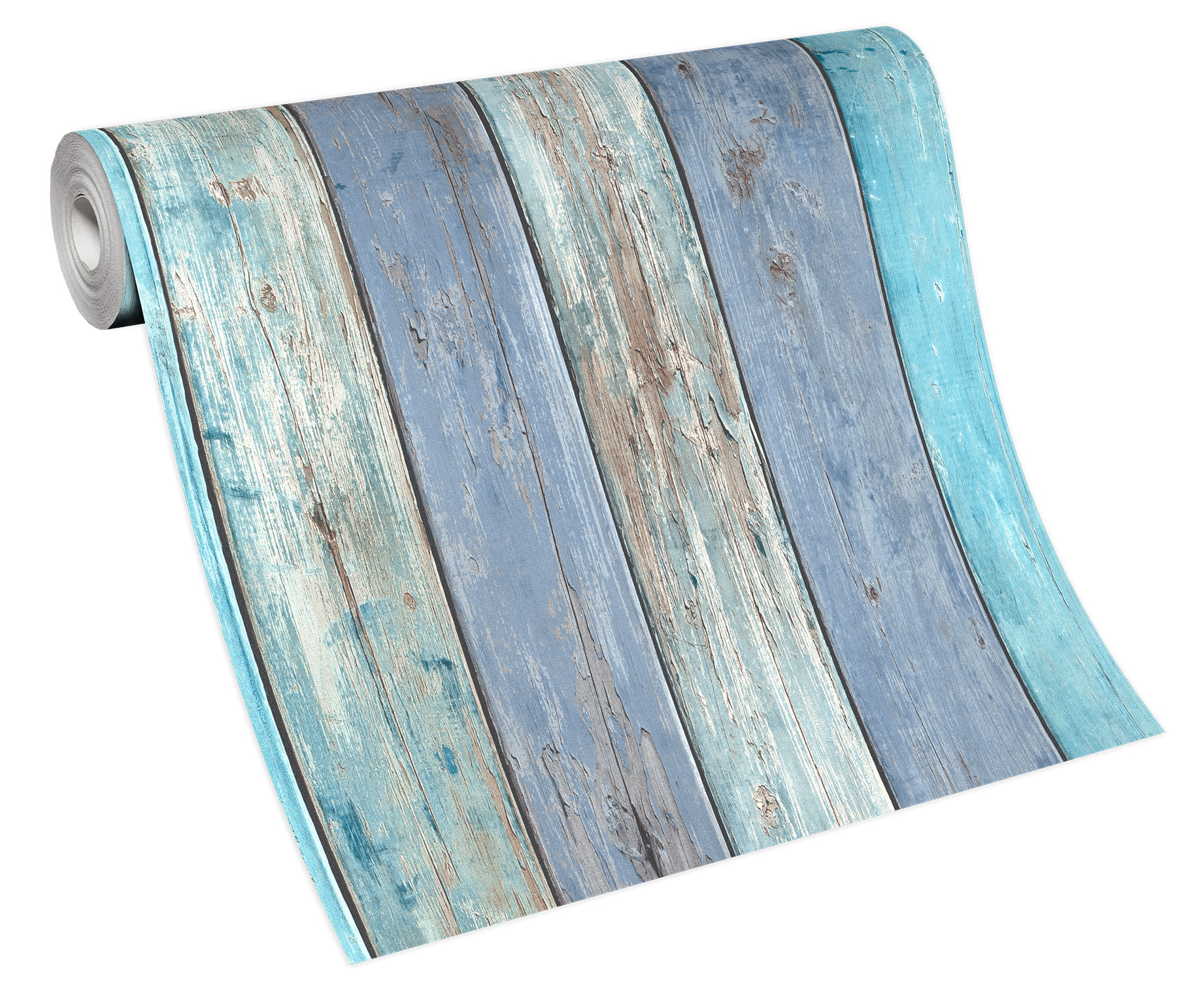 Erismann Vliestapete Imitations 2 blau Holzoptik 1020008