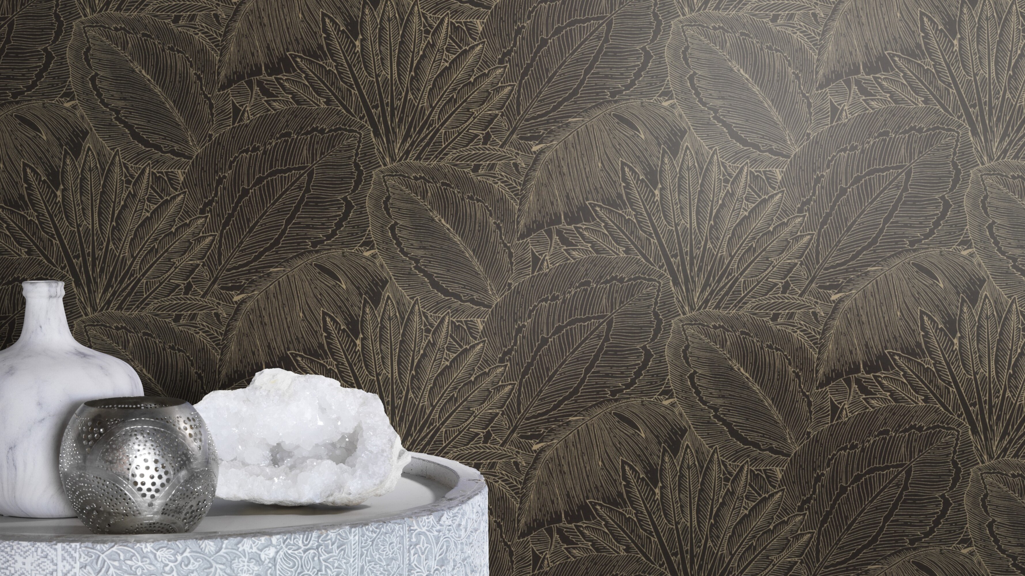 Rasch Vliestapete Allegretto Schwarz-Mattschwarz 580839