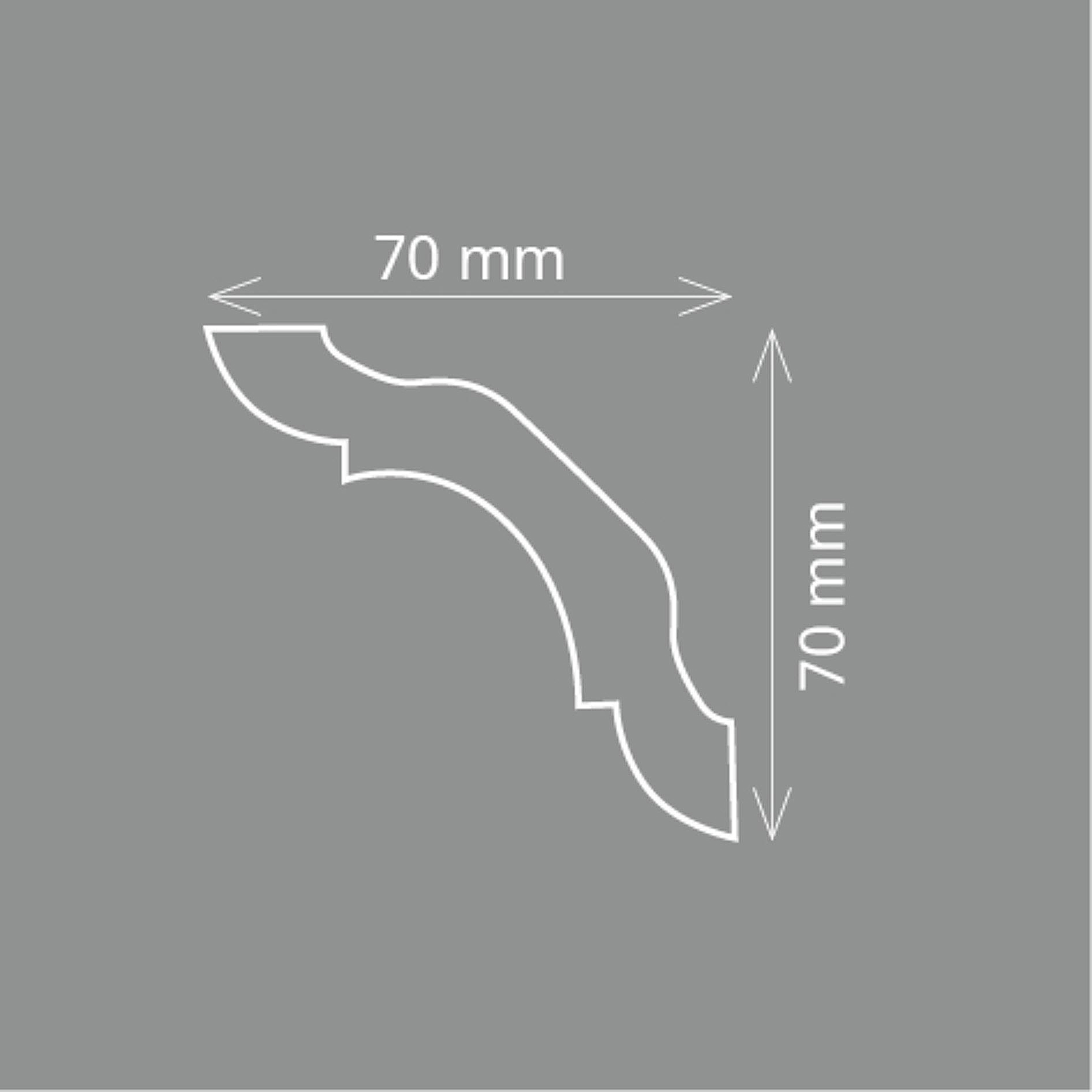 Homestar Stuckleiste Styropor Zierleiste C 100