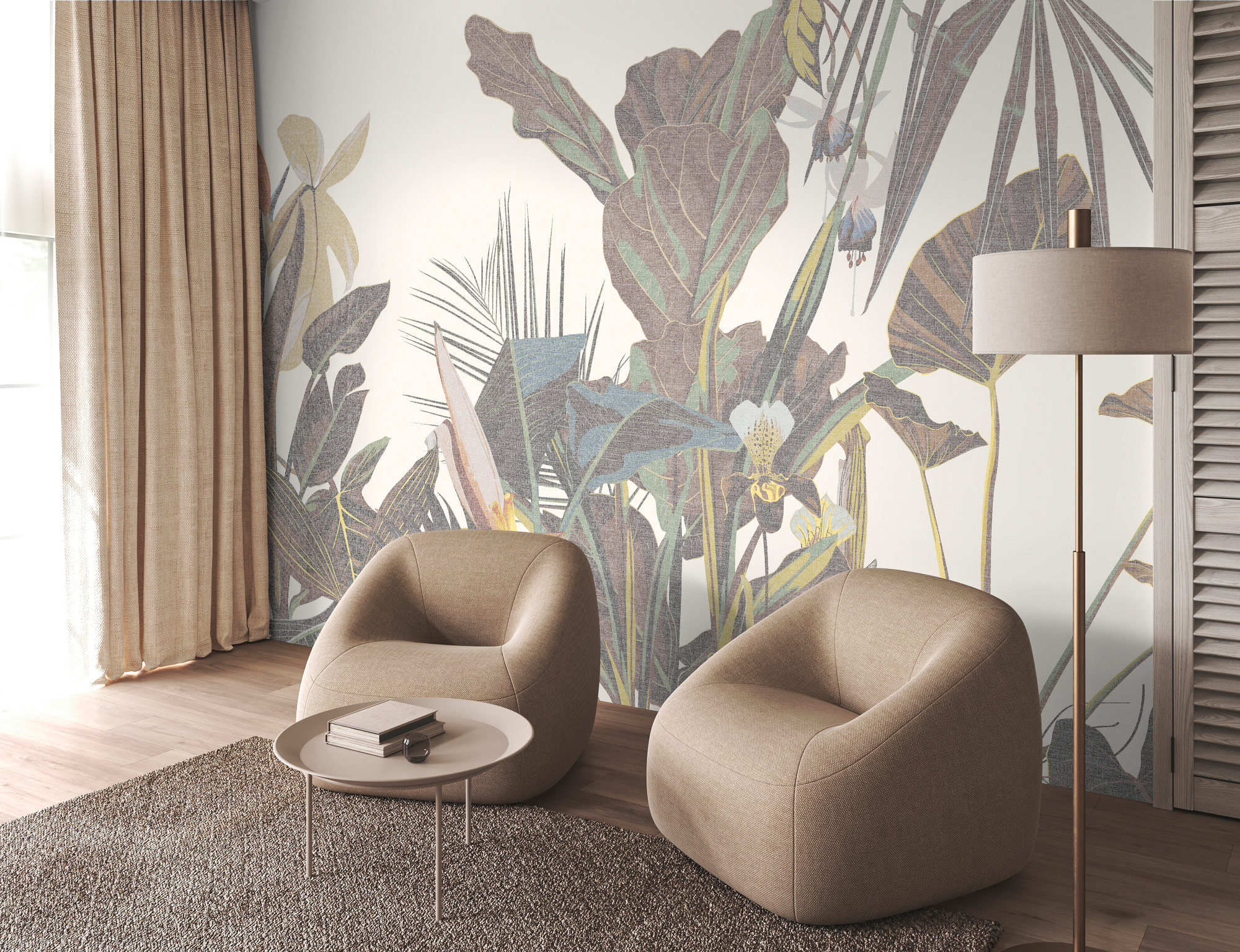 AS Fototapete Walls by Patel 5 Pflanzen Grün DD134639