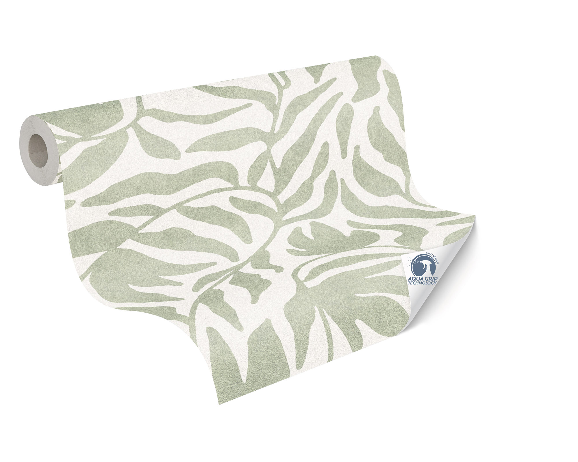 AS Vliestapete Cosiness Designdrop 2 Natur Grün 793142