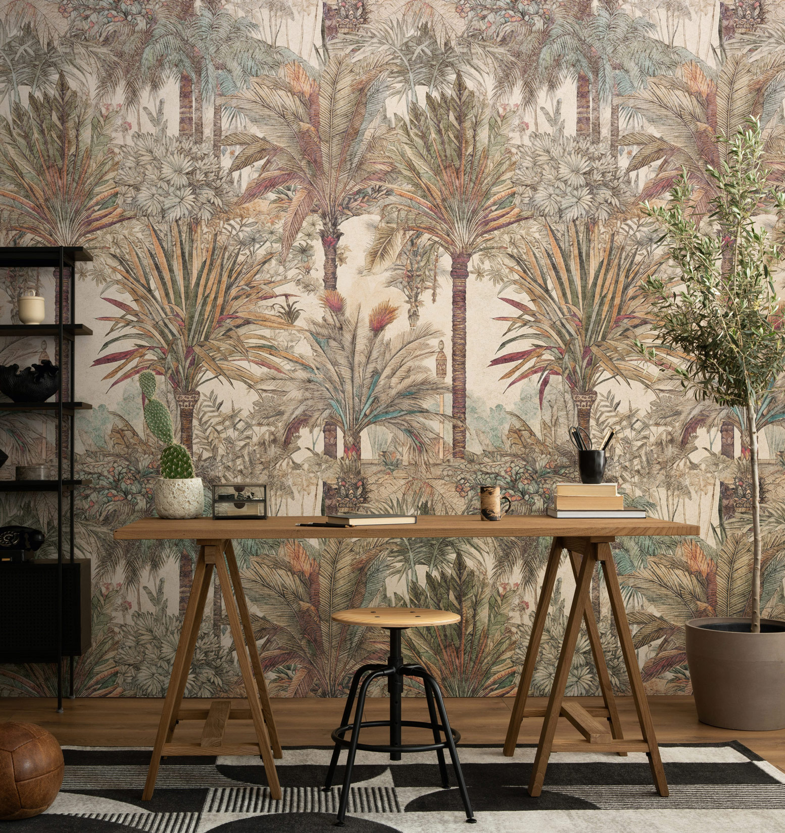 AS Fototapete The Wall 4 Tropisch Beige 792299