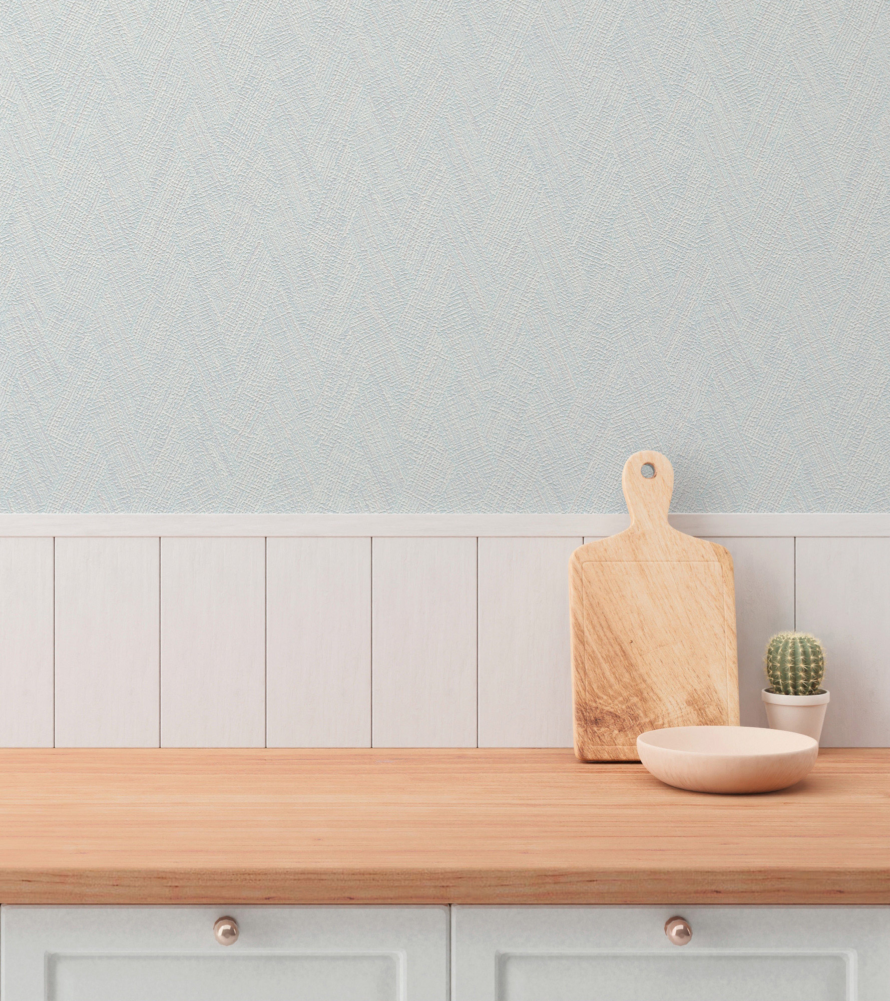 AS Vliestapete Hygge 3 Struktur Blau 790923