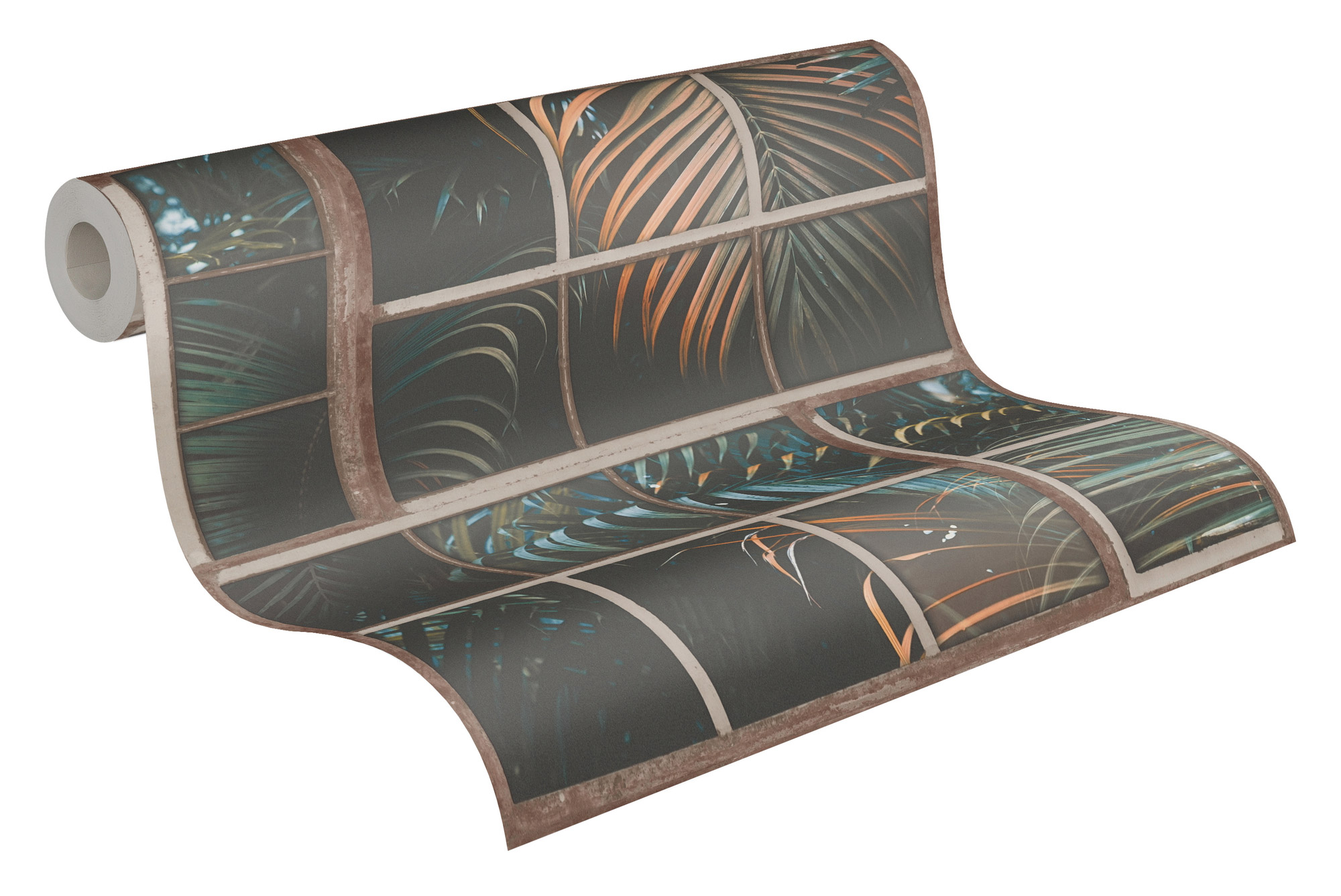 AS Vliestapete Industrial Dschungeltapete braun 377401