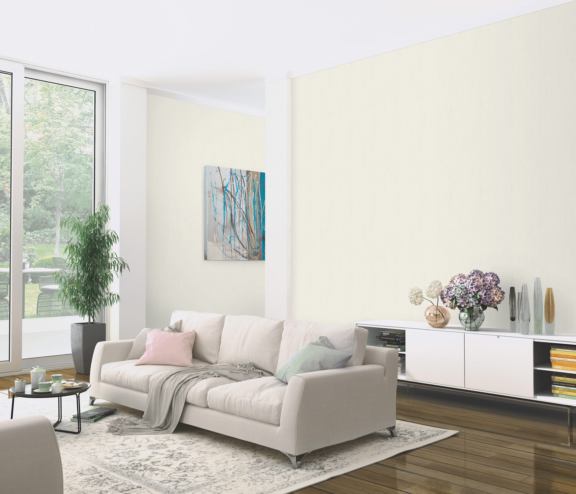 Erismann Vliestapete Versailles Unitapete creme 1035114 Erismann Vliestapete Versailles Unitapete creme 1035114
