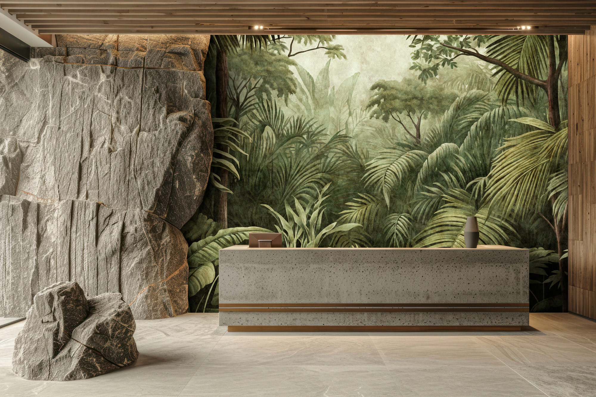 AS Fototapete Walls by Patel 5 Dschungel Grün DD134273