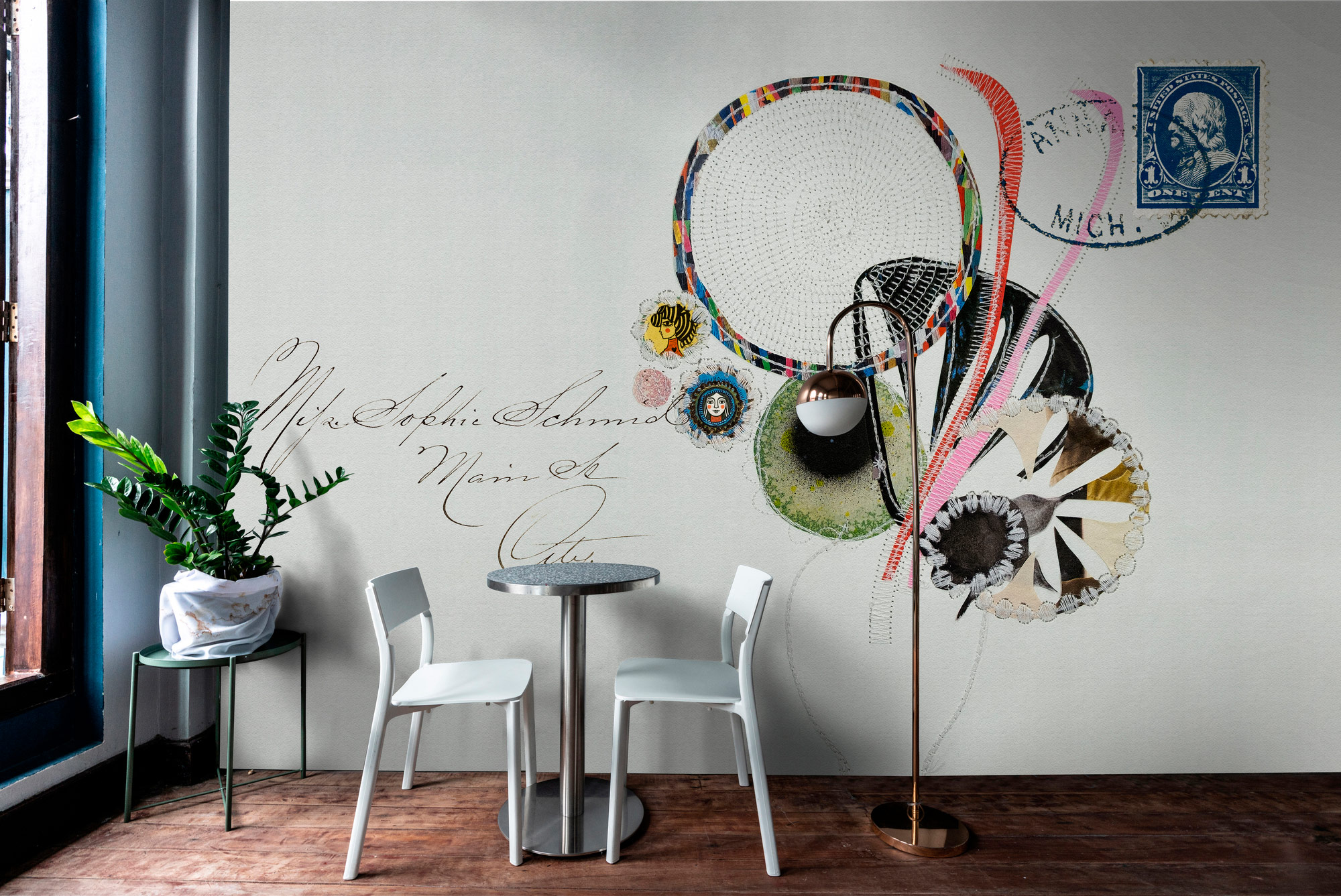 AS Fototapete Walls by Patel 5 Brief Grau DD134369