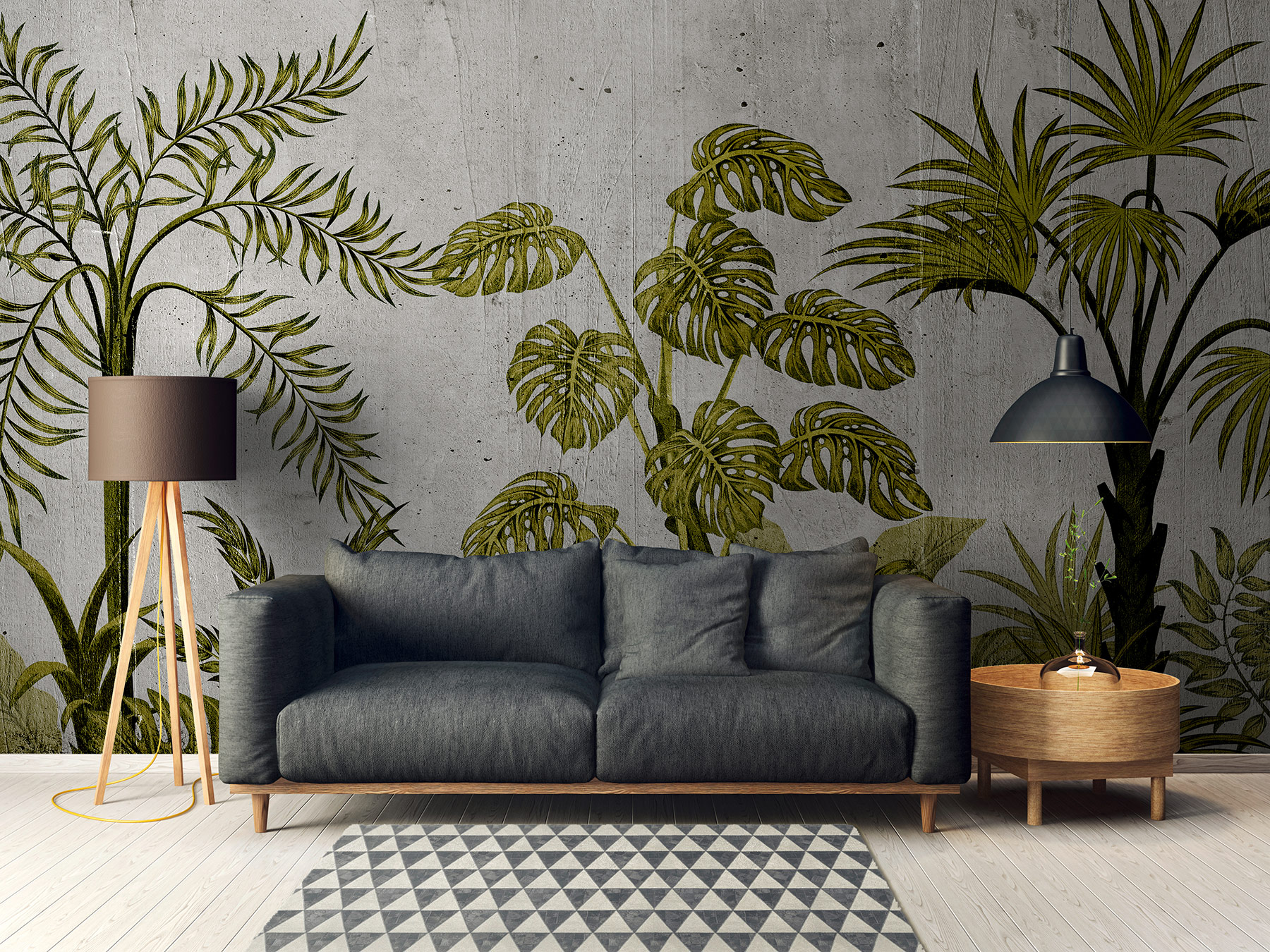 AS Fototapete Designwalls 2 Gemälde Dschungel DD123500