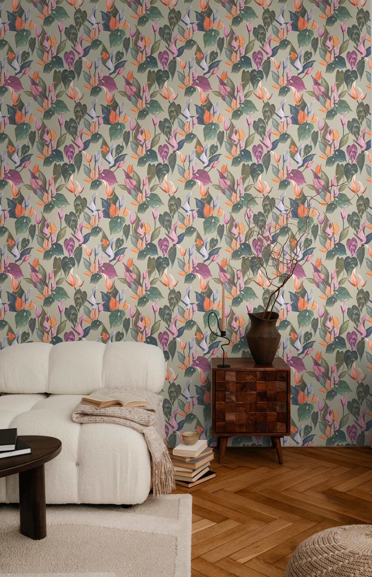 AS Vliestapete Anna d'Andrea Floral Bunt 782102 AS Vliestapete Anna d'Andrea Floral Bunt 782102