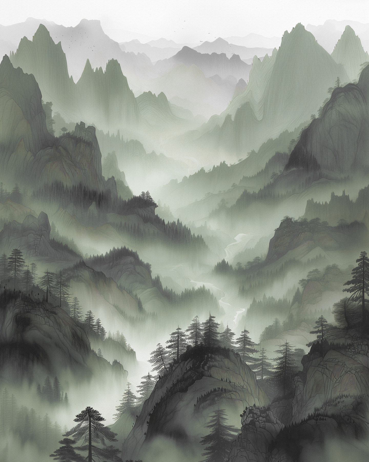 AS Leinwandbild Asian MountainG DD133232