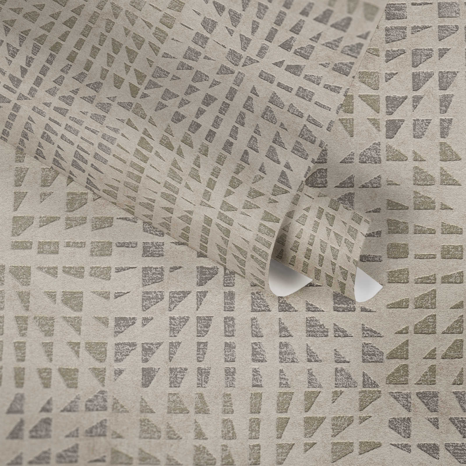 AS Creation Vliestapete Geo Effect beige 383523