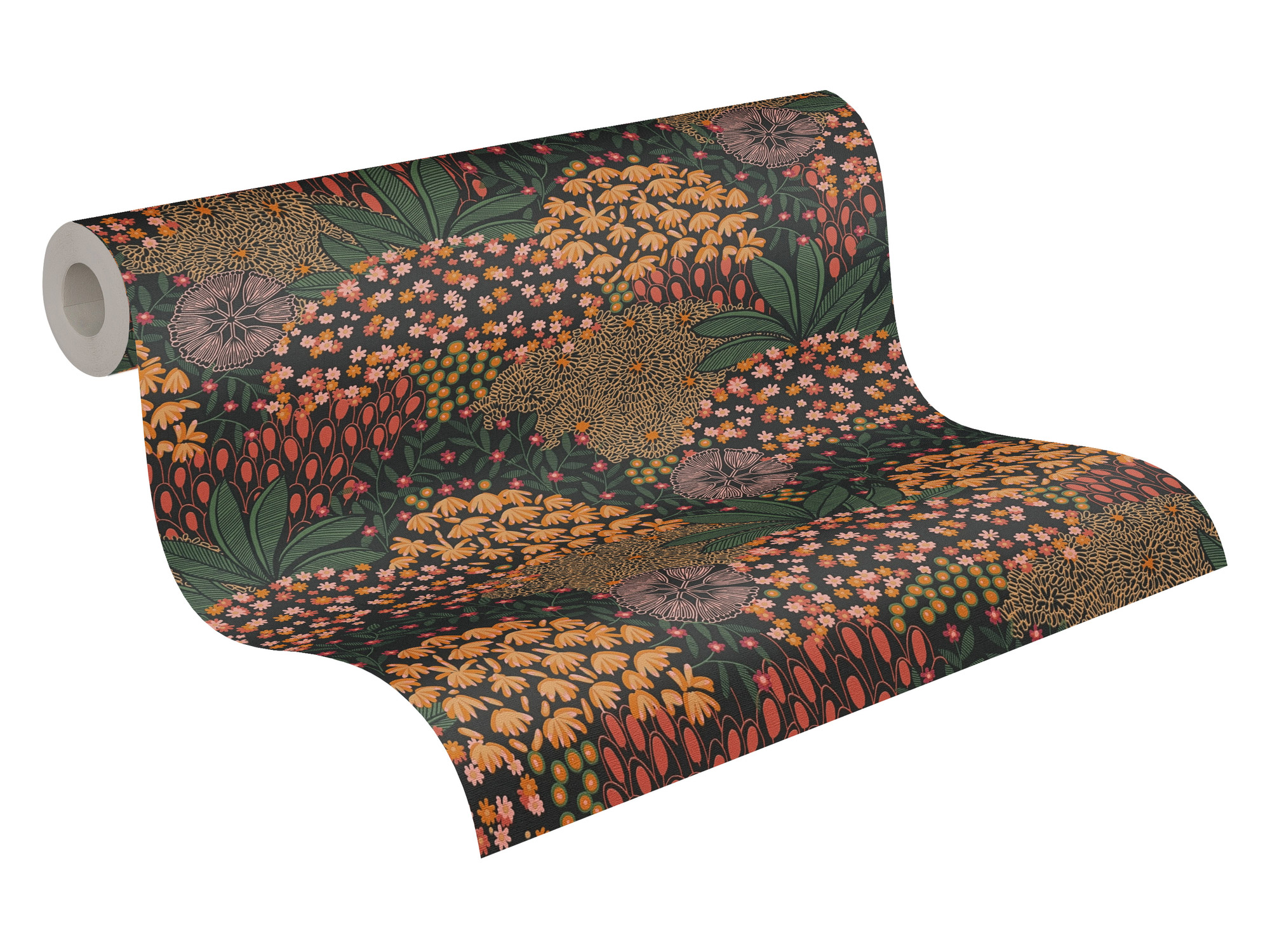 AS Vliestapete Nara Satintapete Blümchentapete 387403