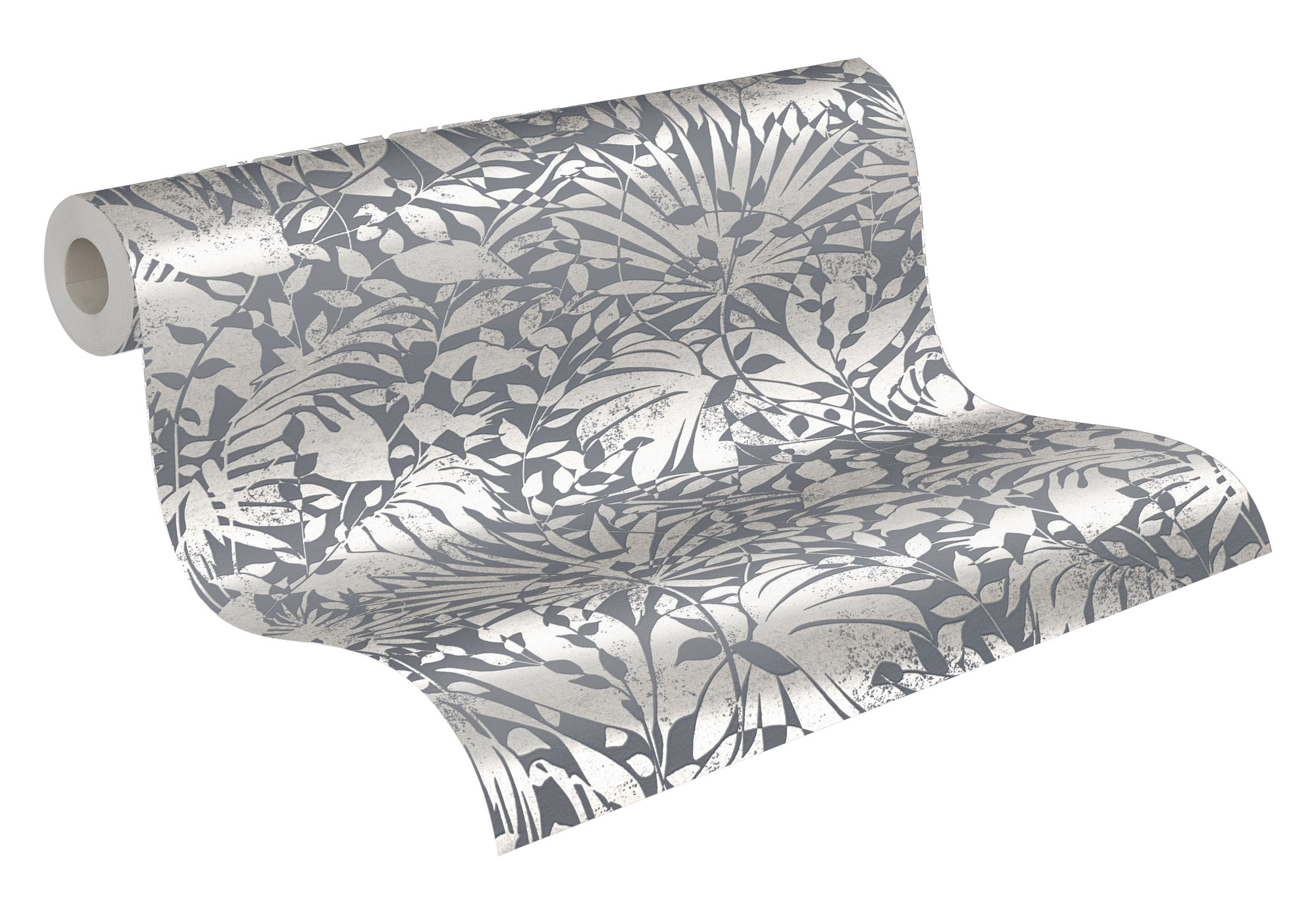 AS Vliestapete The BOS grau Blumentapete 388314