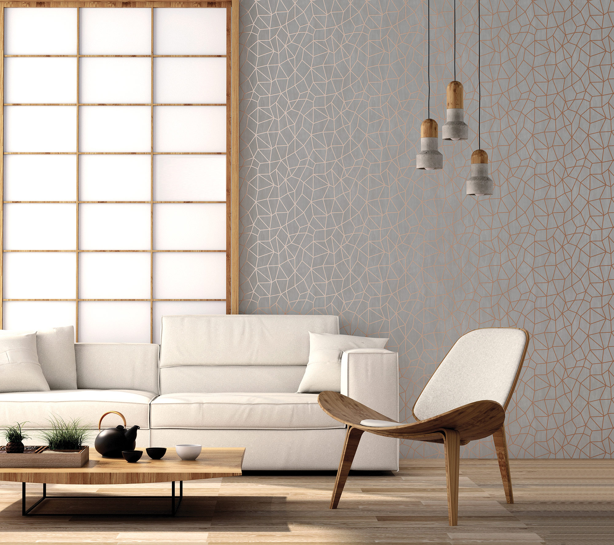 Essener Vliestapete Special FX 2 Silbergrau G67701