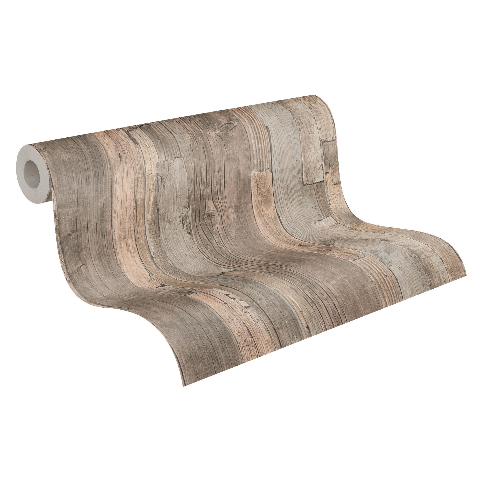 AS Vliestapete Elements 2 Holzoptik Beige 954053