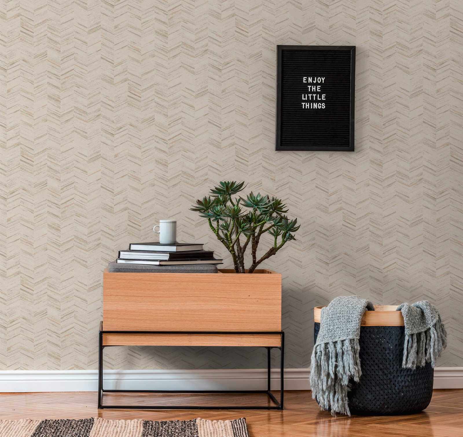 AS Creation Vliestapete Geo Effect weiß 383096