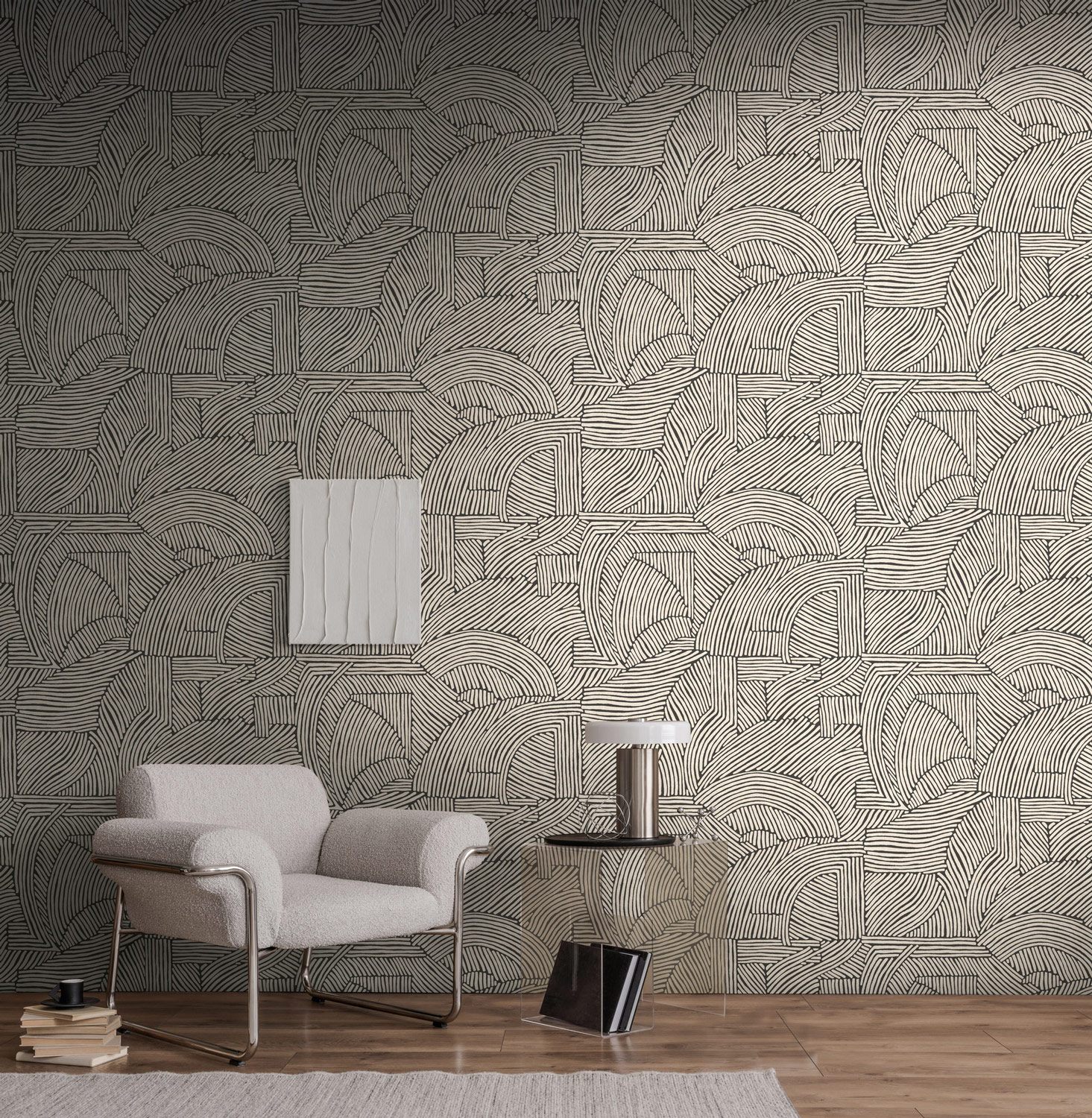 AS Fototapete The Wall 4 3D Optik Creme 792251