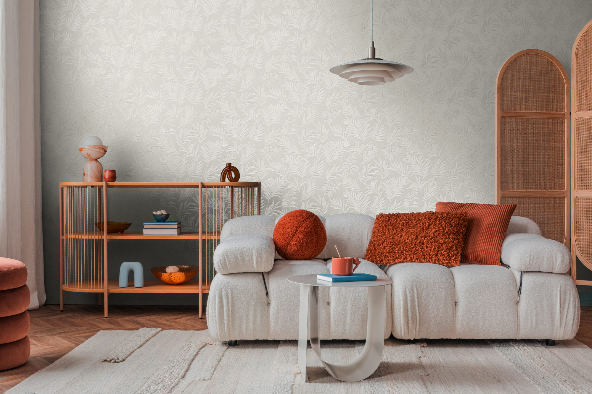 AS Vliestapete CosmoLiving Dschungel Weiß 791081