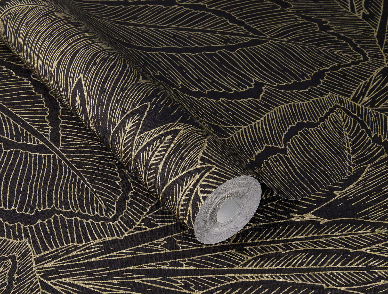 Rasch Vliestapete Allegretto Schwarz-Mattschwarz 580839