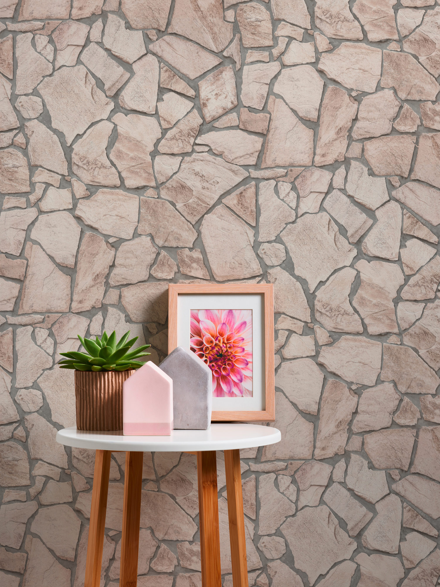 AS Vliestapete Elements 2 Steintapete Beige 927323