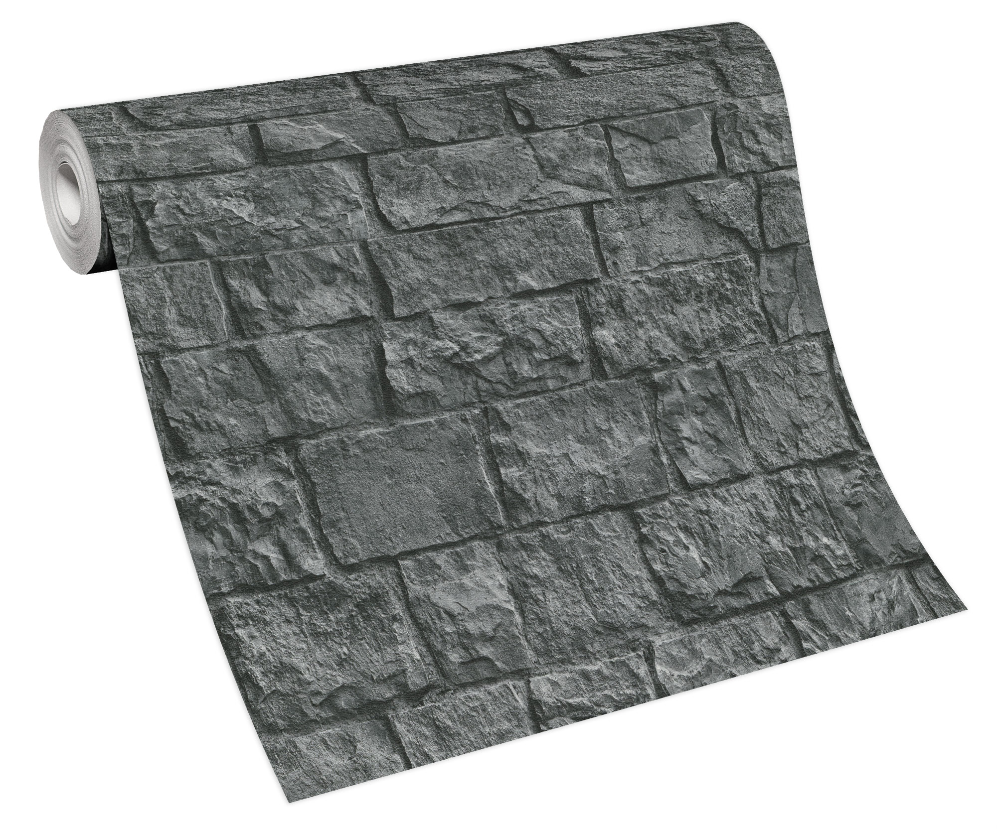 Erismann Vliestapete Steinoptik grau 1039410