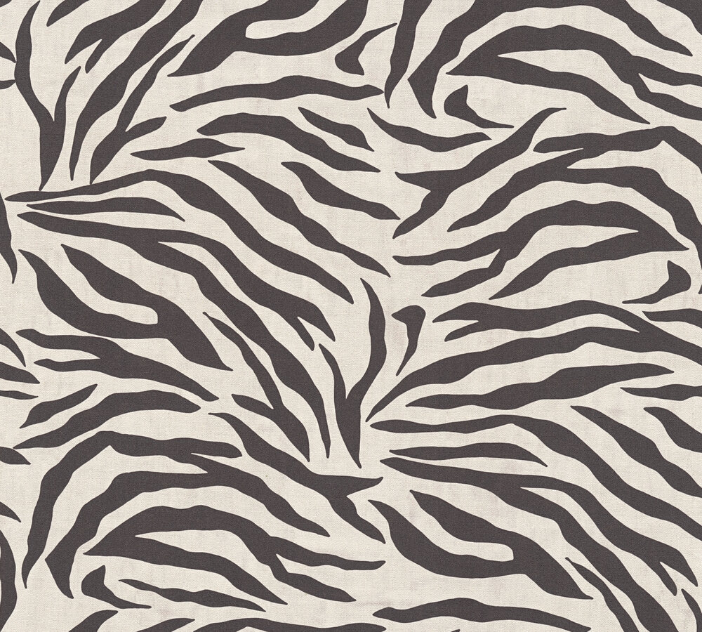 AS Vliestapete Anna d'Andrea Zebramuster Schwarz 782171 AS Vliestapete Anna d'Andrea Zebramuster Schwarz 782171