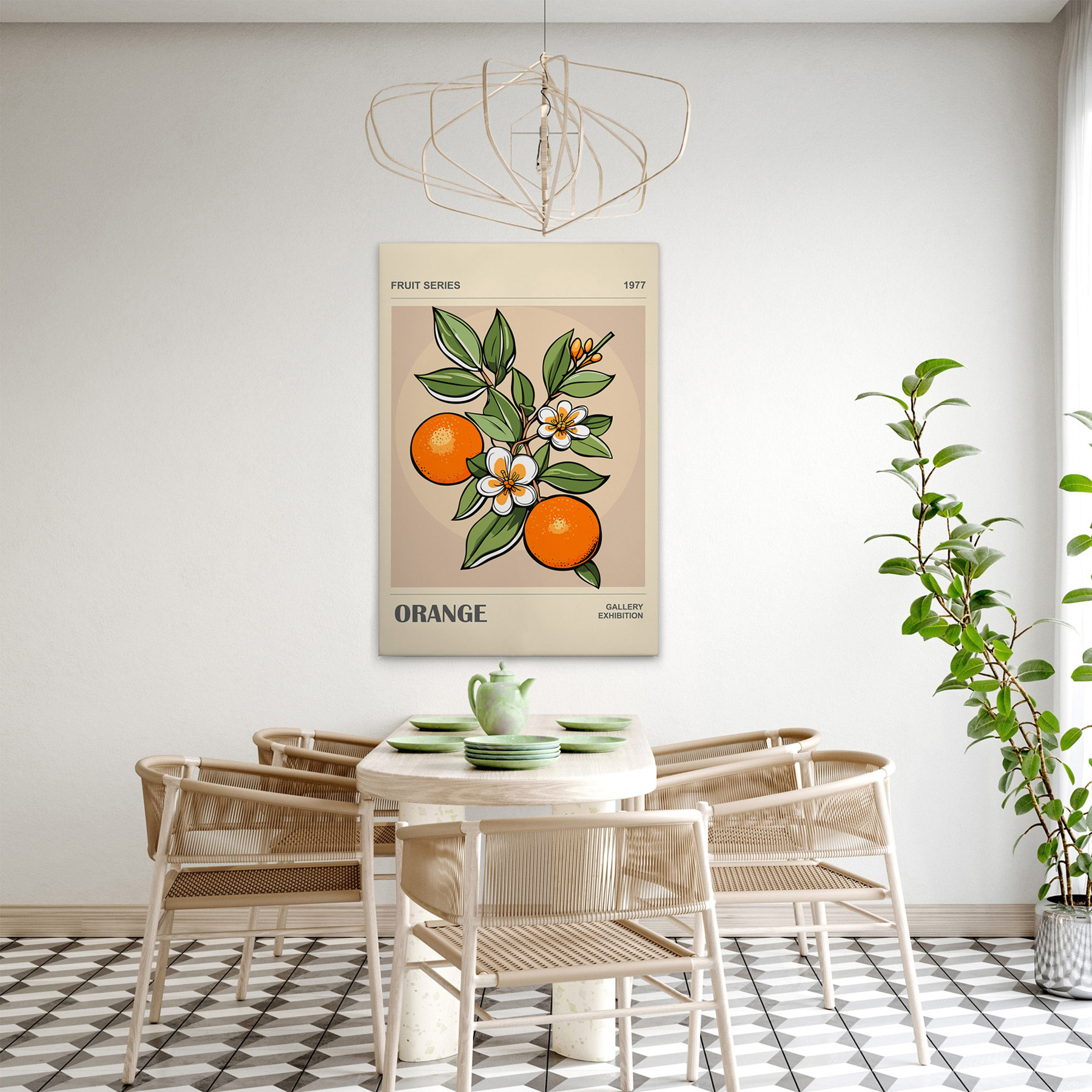 AS Leinwandbild Orange DD132870