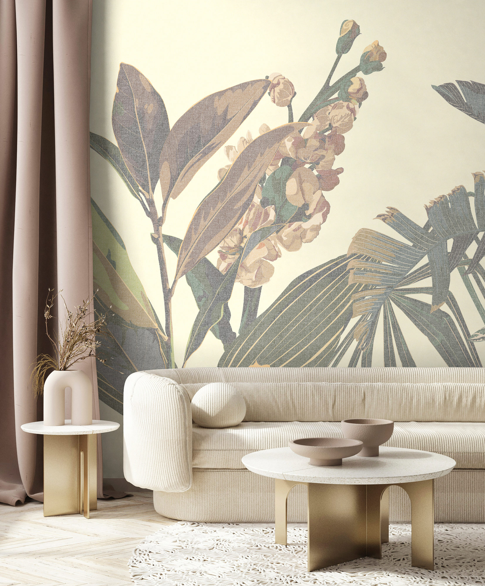 AS Fototapete Walls by Patel 5 Blumen Grün DD134645