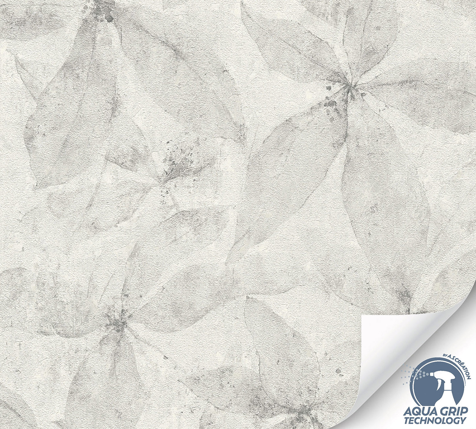 AS Vliestapete Cosiness Designdrop 2 Natur Grau 793203