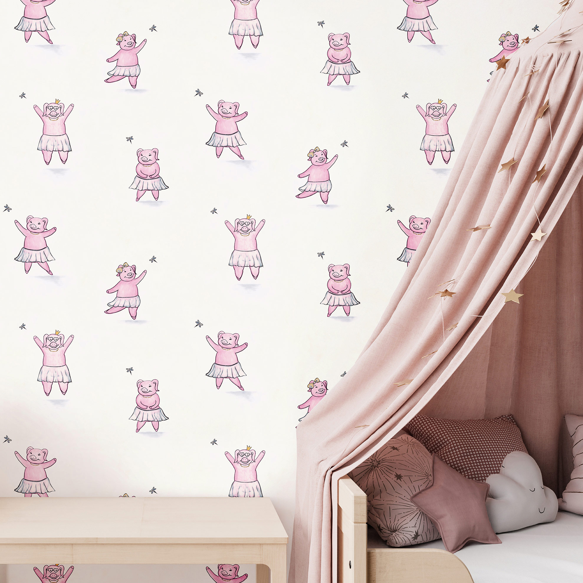 Hohenberger Vliestapete Happy Inner Child Happy Piggy 27571