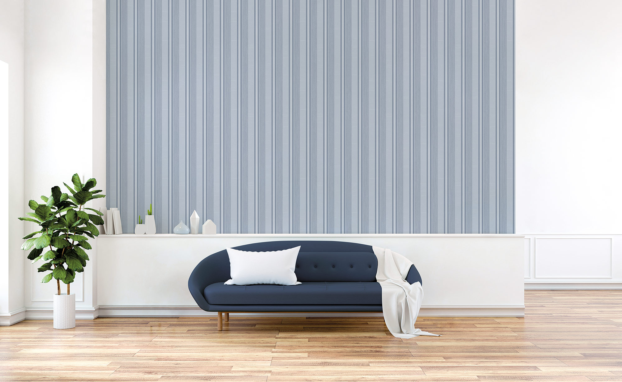 Essener Vliestapete Palazzo 2 Streifen G67624