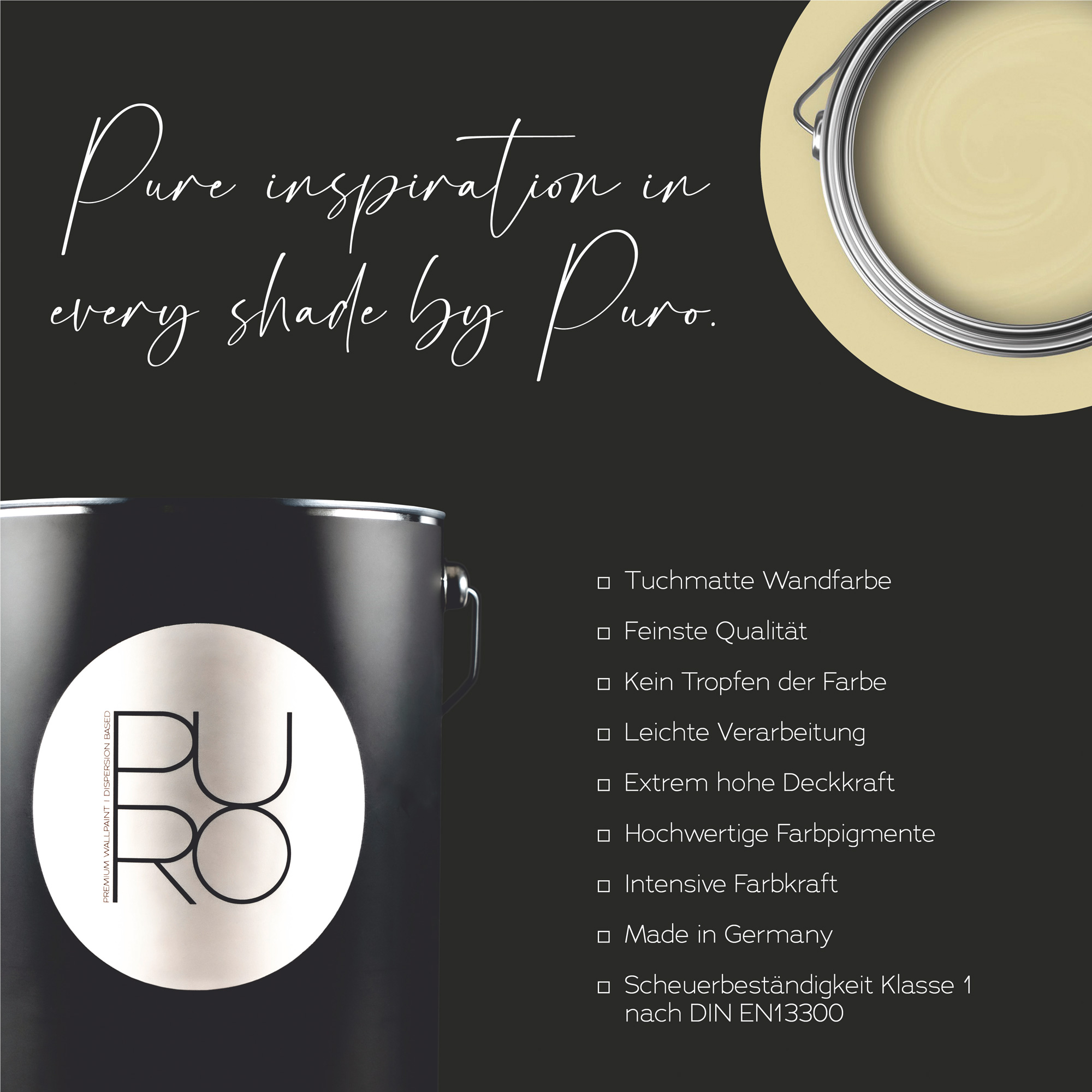 AS Premium Innenwandfarbe Puro c6001 gentle lime 1 L