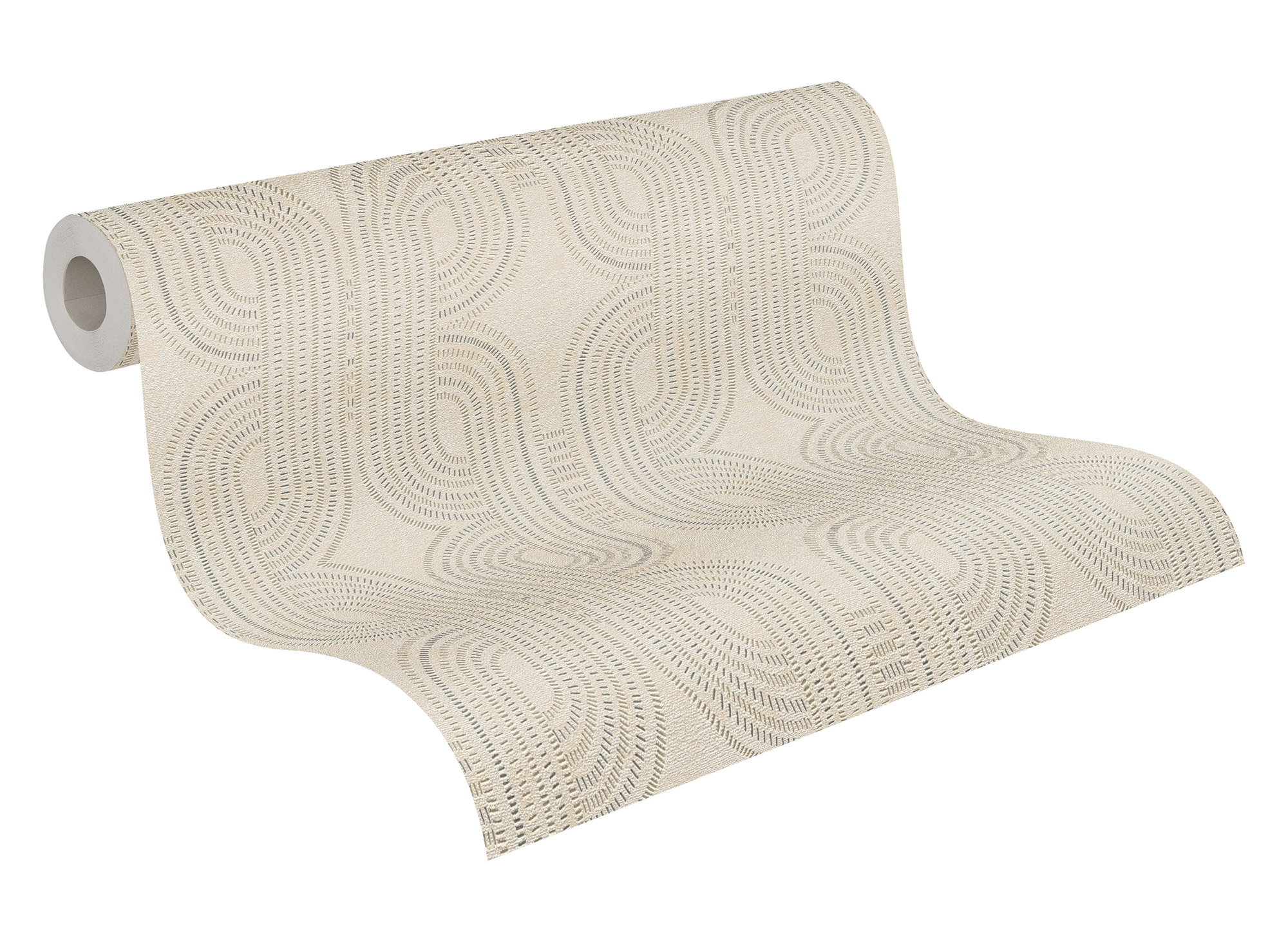 AS Vliestapete French Affair Struktur Beige 399371