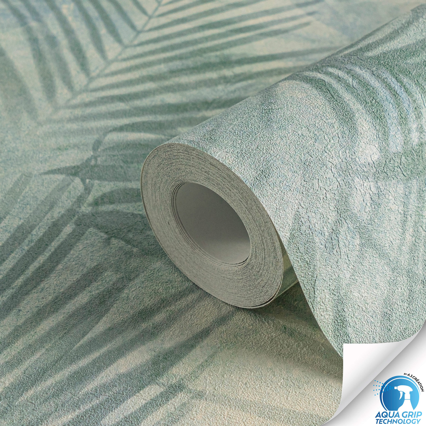 AS Vliestapete WOW Designdrop Palmentapete Grün 784521